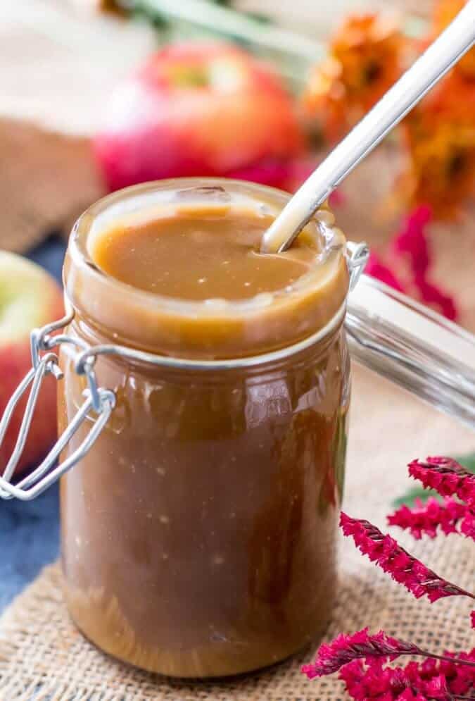 Easy salted caramel sauce || Sugar Spun Run