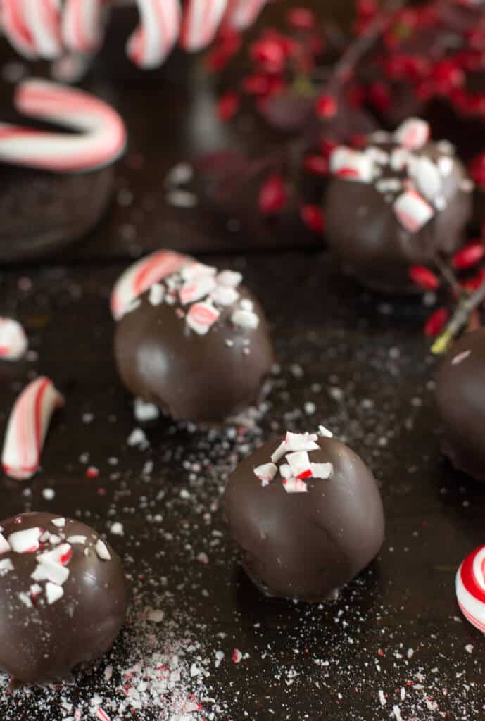 Peppermint Oreo Truffles