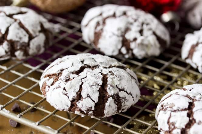 Chocolate Crinkle Cookies