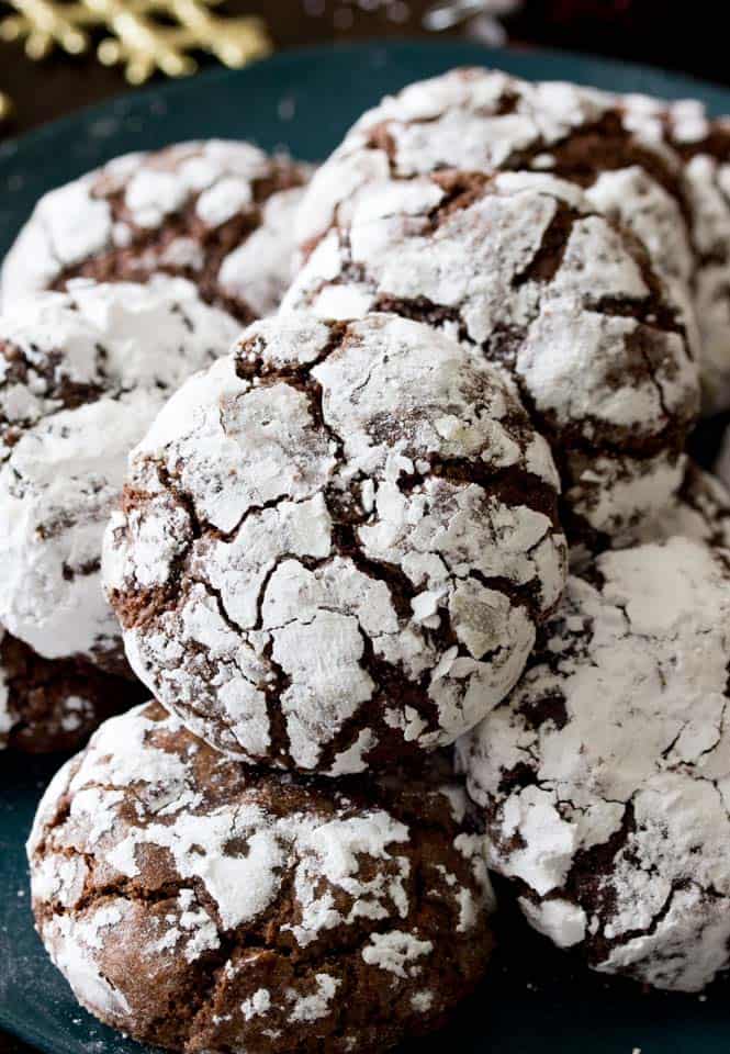 Chocolate Crinkle Cookies