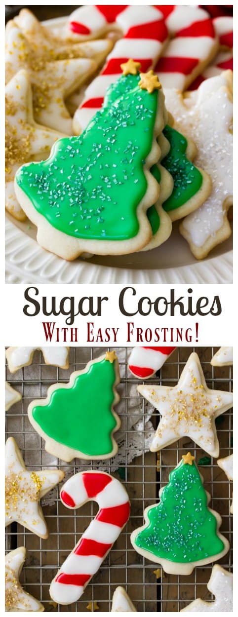 Easy Sugar Cookie Recipe (With Frosting!)