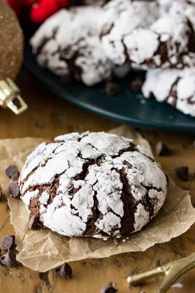 Chocolate Crinkle Cookies