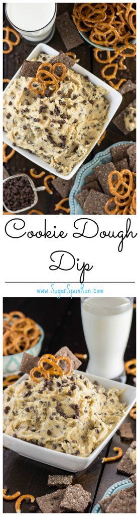 Easy Cookie Dough Dip -- No egg and no cream cheese in this recipe!